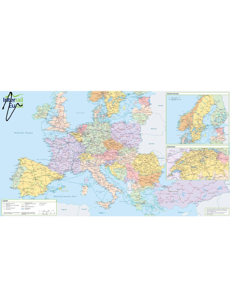 Mapa Interrail | PDF