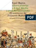 Bajtín, Mijaíl (1998) - La Cultura Popular en La Edad Media y en El Renacimiento PDF