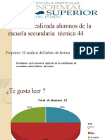 Encuesta Realizada Alumnos de La Escuela Secundaria Técnica