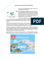 DÍA INTERNACIONAL DEL JUEGO COMO MEDIO DE APRENDIZAJE