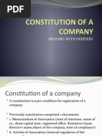 Constitution of A Company