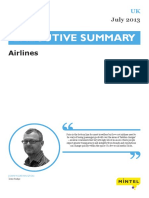 Executive Summary of European Airline Sector - Xid-1202173 - 1