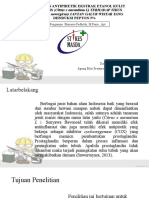 Antipiretik Ekstrak Etanol Kulit Jeruk Manis