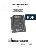 Instruction Manual: Voltage Regulator Model: APR 125-5 Part Number: 9 1688 00 100