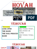 YeHoVaH Part 3B