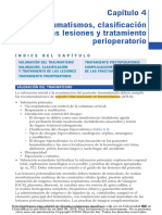 Traumatismos, Clasificación de Las Lesiones y Tratamiento Perioperatoria PDF