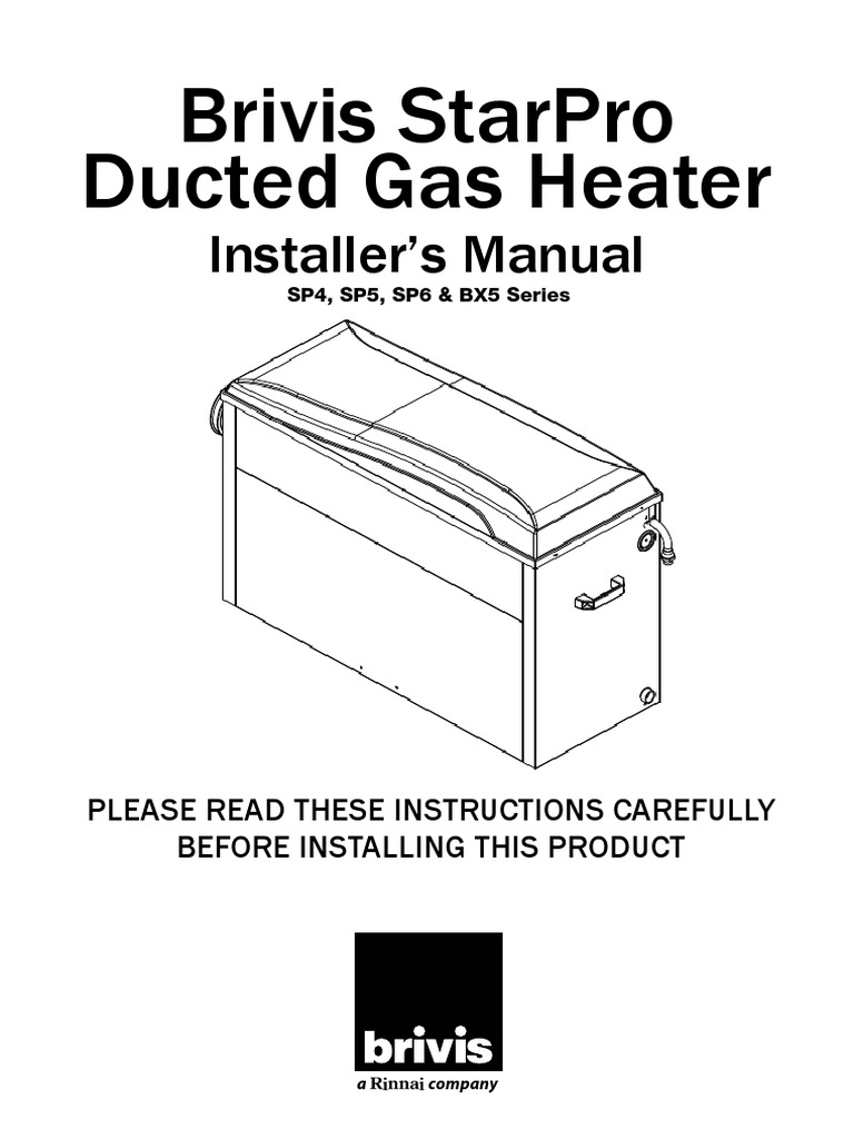 Brius Gas Installers-Manual | PDF | Duct (Flow) | Mains Electricity