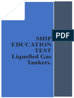 Ship Education Test Liquefied Gas Tankers