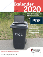 Abfallkalender 2020