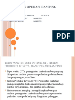 JIT, TPS, dan Operasi Ramping