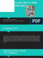 Determinacion de Cu Por Complexometria