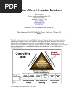 Selection of Hazard Evaluation Techniques PDF