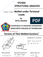 Chapter 8 Thin-Wall Under Torsional Loads PDF