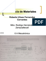 Copia de Resistencia de Materiales Ejercicios - Roberto Ulises Fernandez Cervantes PDF