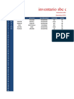 Inventario SBC Conmebol