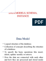 Data Models, Schema, Instance