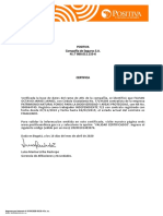 Certificado Trabajador Independiente