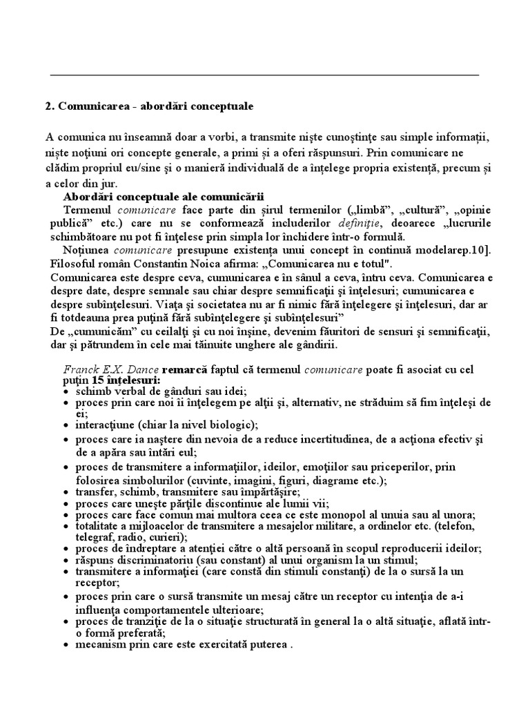 Definitii, Abordari Conceptuale | PDF
