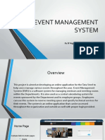Event Management System: by D Yogendra Rao & Ankit Kumar