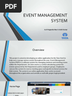 Event Management System: by D Yogendra Rao & Ankit Kumar