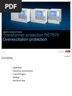 07 SEP674 RET670 Overexcitation Protection PDF