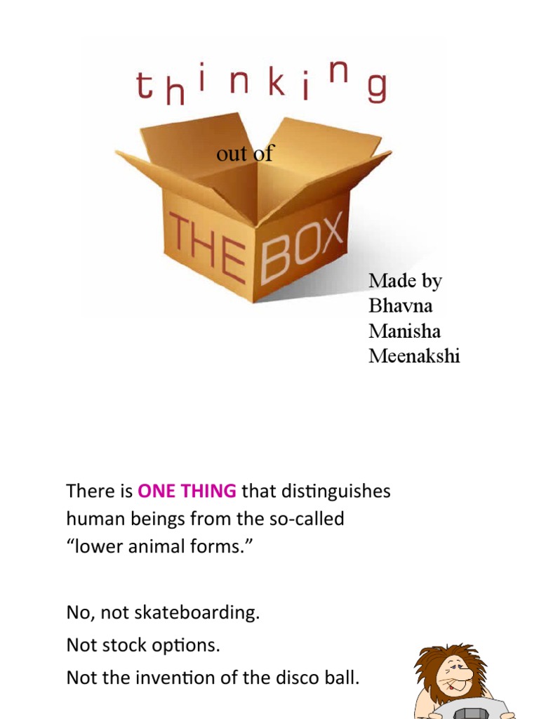 Thinking Out of The Box | PDF