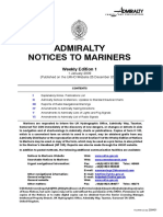 Admiralty Notice To Mariner