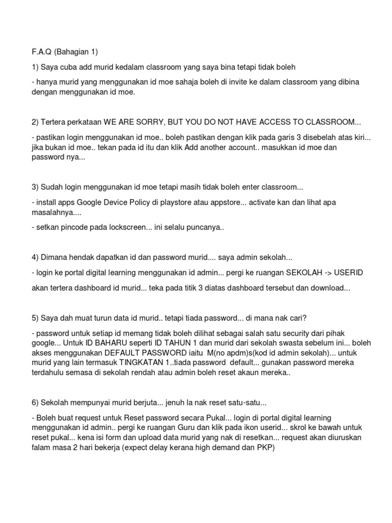 Faq Masalah GC | PDF
