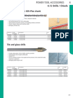 Universal Drill With SDS-Plus Shank: 6.12 Drills / Chisels