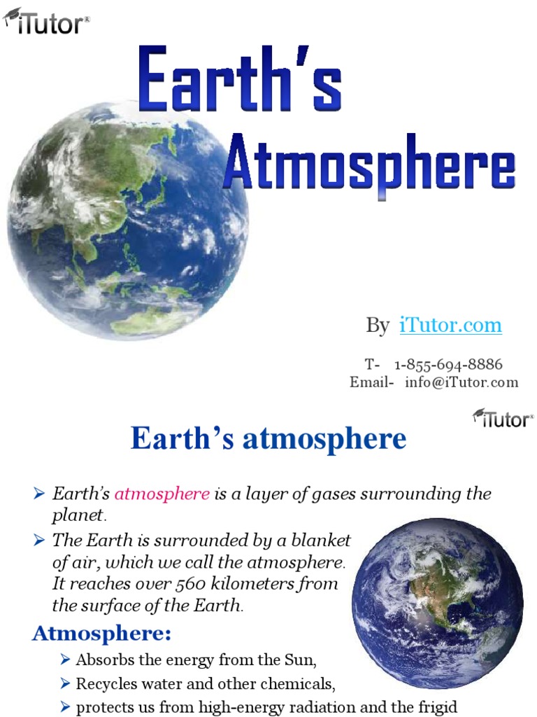 Earthsatmosphere 130422102150 Phpapp02 | PDF | Atmosphere Of Earth ...