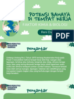 Potensi Bahaya Di Tempat Kerja (Faktor Kimia Dan Biologi)