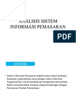 SISTEM INFORMASI PEMASARAN