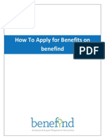 How To Apply For Benefits in Benefind