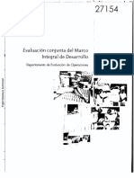 Evaluación Conjunta del Marco Integral de Desarrollo - 271540Spanish