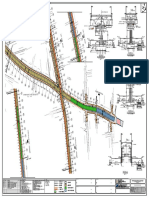 Flyover Plan at 100 Feet Road Junction: Section E-E 52M Obligatory Span Section F - F 25M Standard Span