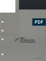 iRMX® UDI System Calls Reference Manual: Order Number: 462919-001
