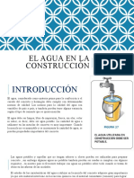 El Agua en La Construcción