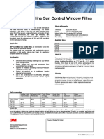 3M Crystalline Sun Control Window Films: Product Description Physical Properties