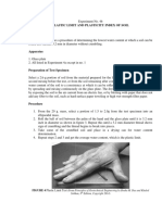 Experiment No 4b PLASTIC LIMIT and PLASTICITY INDEX of SOIL PDF