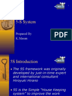 5-S System: Prepared by K.Masan