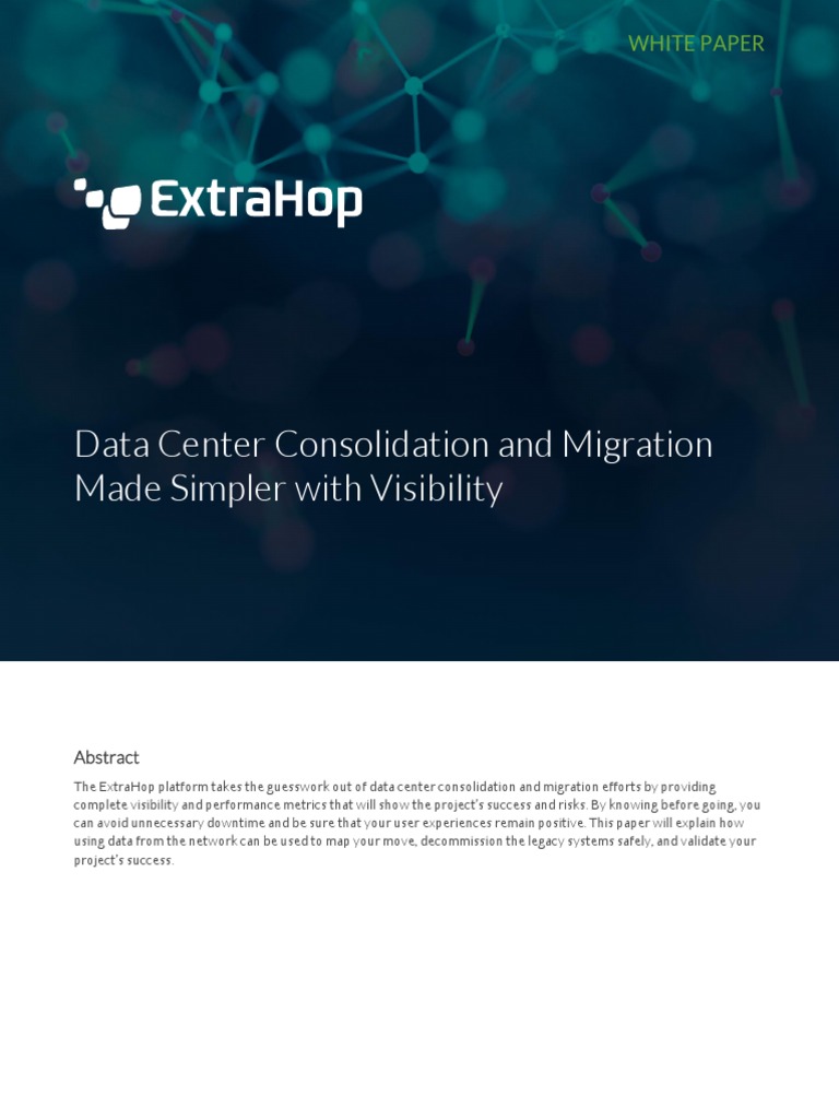 Simplifying Data Center Migration with Visibility | PDF | Data Center ...