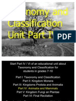 Taxonomy and Classification Unit Part IV - For Educators Download 2600 Slide Powerpoint