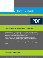 Electrophoresis: Daheeya Alenazi Cls 332