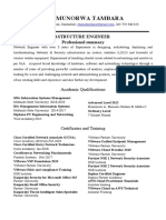 Network and Admin Chamu CV 2020 PDF