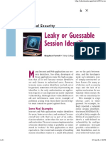 Leaky or Guessable Session Identifiers PDF