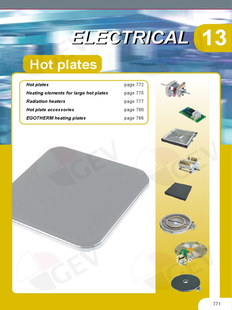 Heat Elements HotPlates PDF PDF Mains Electricity Temperature