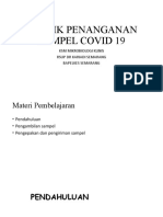 Nsi Teknik Penanganan Sampel Covid 19, Semarang 17 April 2020, Bapelkes Semarang - 1-2 (Revisi 2)