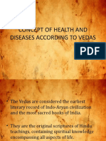 Concept of Health and Diseases According To Vedas