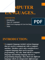 Computer Languages