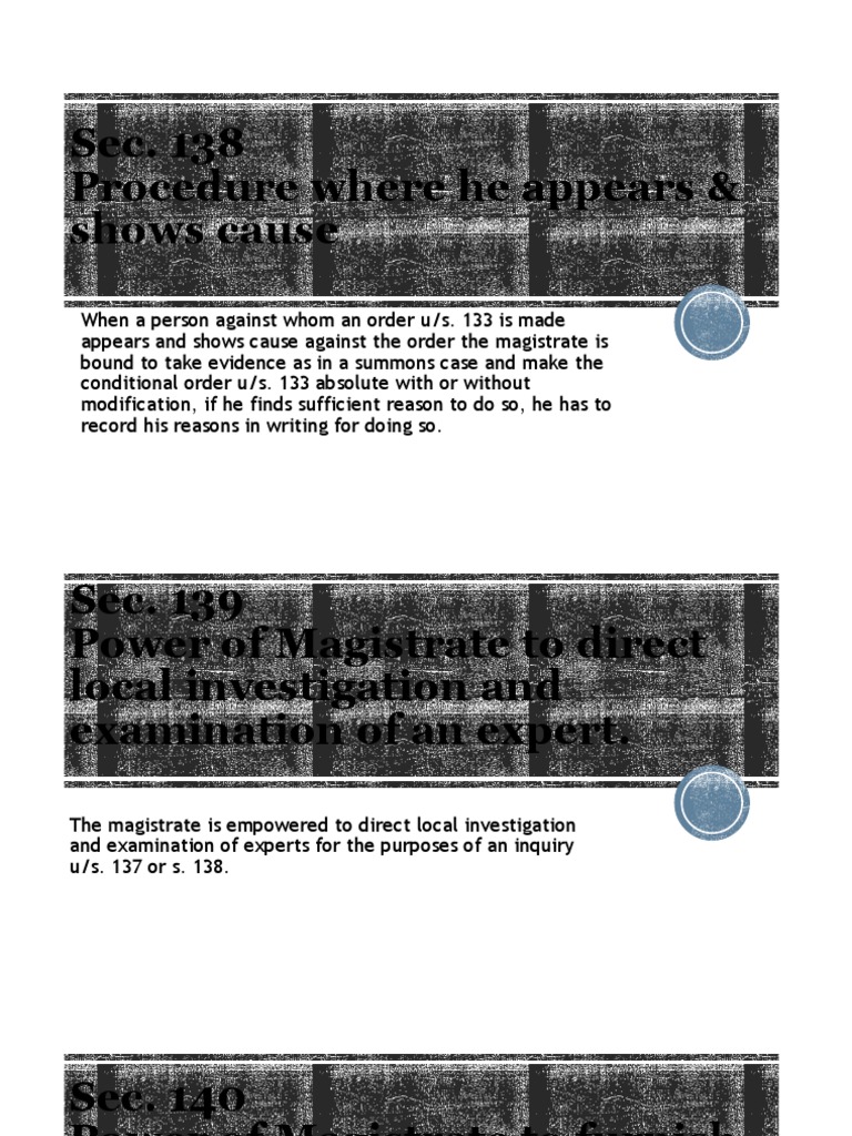 Sec 138-143 Criminal Law III | PDF